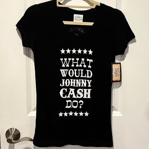 Black Johnny Cash Shirt